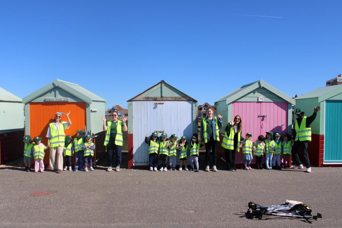 Earth week beach huts