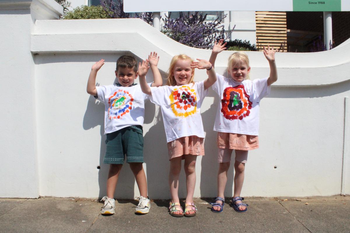 Hopscotch Little Artists raise money for Amaze
