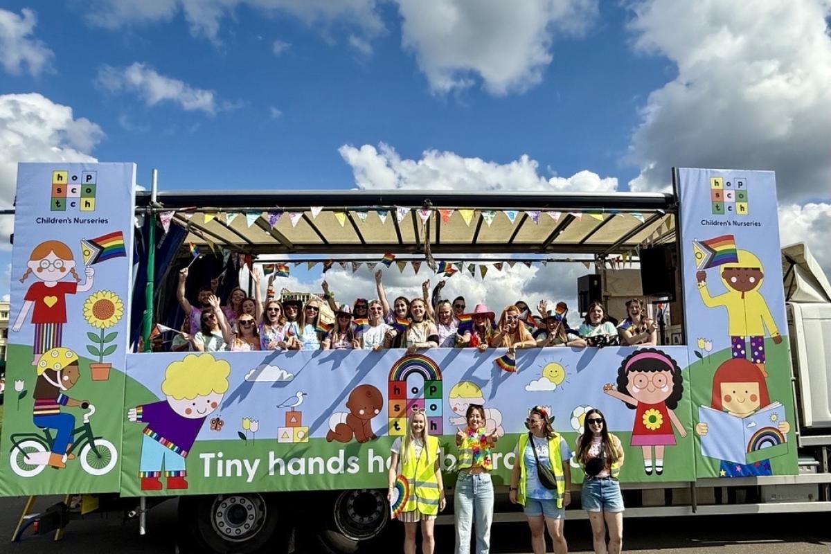 Hopscotch Pride Float 2025