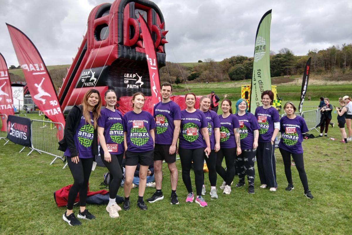 Hopscotch at Inflatable 5 K