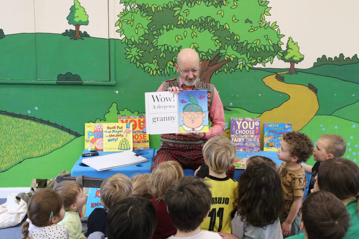 Nick Sharratt Hopscotch Brighton visit 2