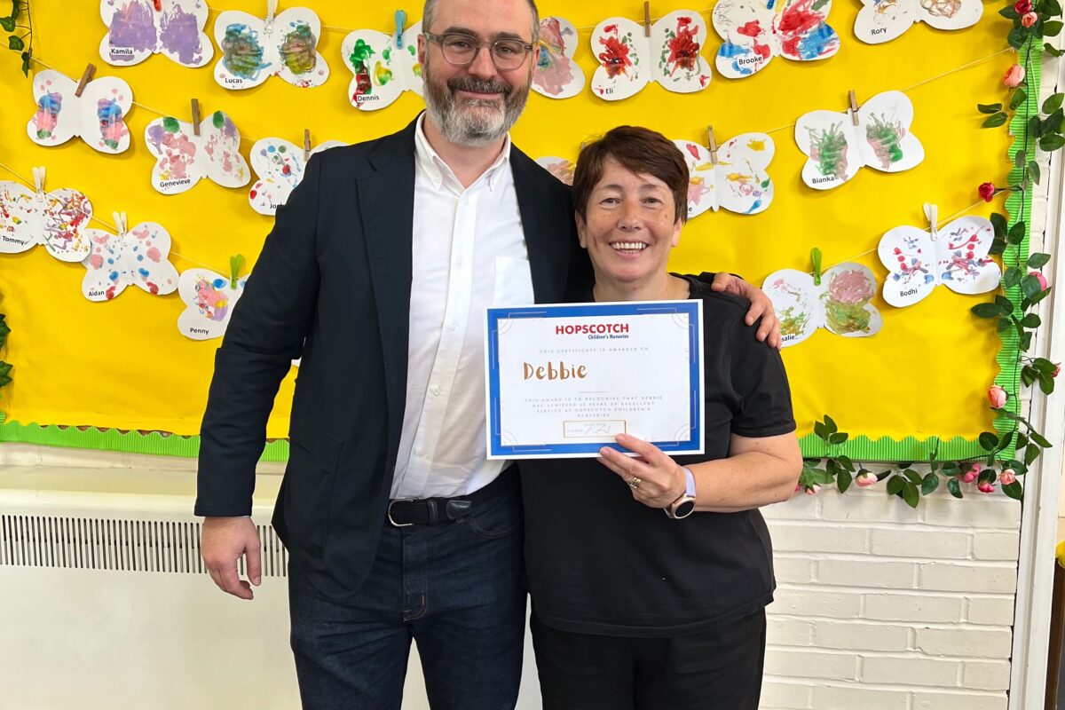 Long service award debbie 2