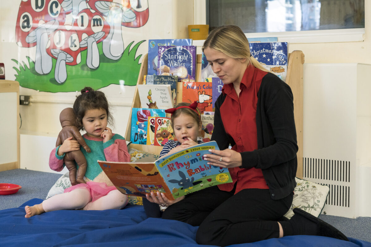 reading with a adult