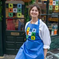Art Space Host Kate Hager 

Author and Illustrator Nick Sharratt officially opened the Hopscotch Art Space in Brighton on Saturday 15th August ***Pic by David McHugh / Brighton Pictures 07768 721637***