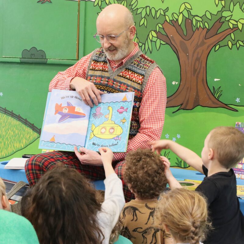 Nick Sharratt Hopscotch Brighton visit 3