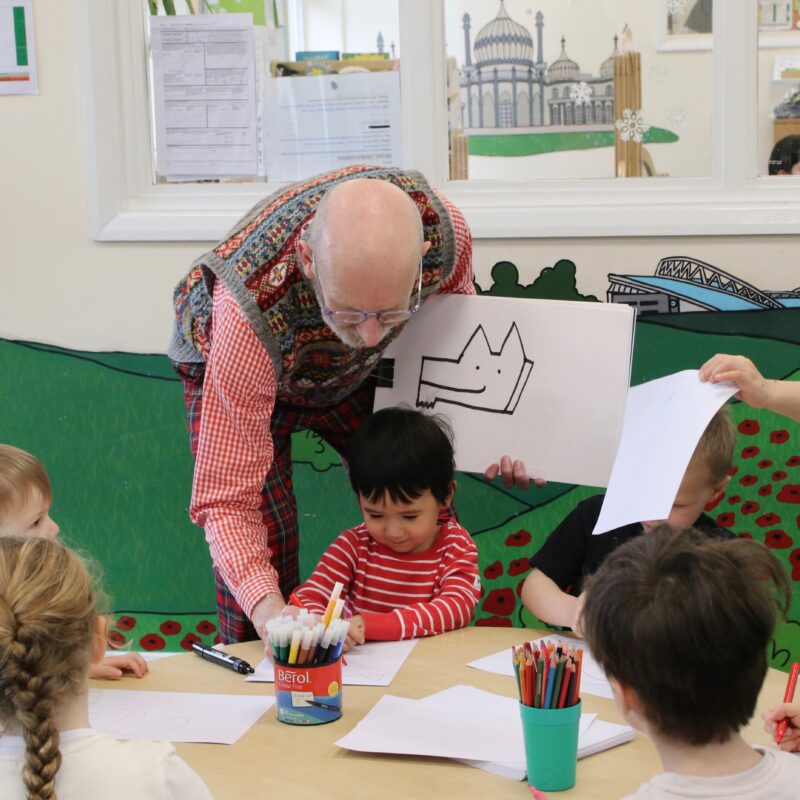 Nick Sharratt Hopscotch Brighton visit