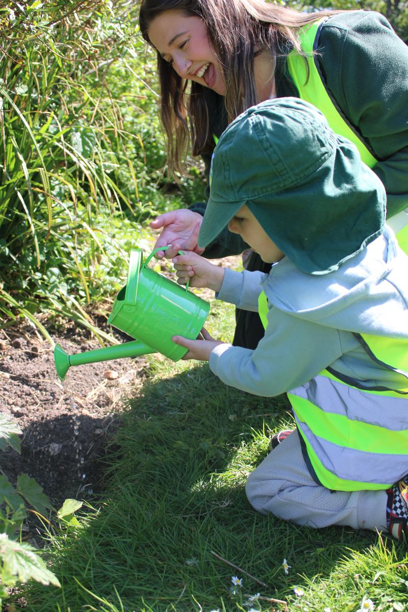 Earth week gardening